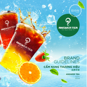 dự án thiết kế nhận diện thương hiệu answer tea