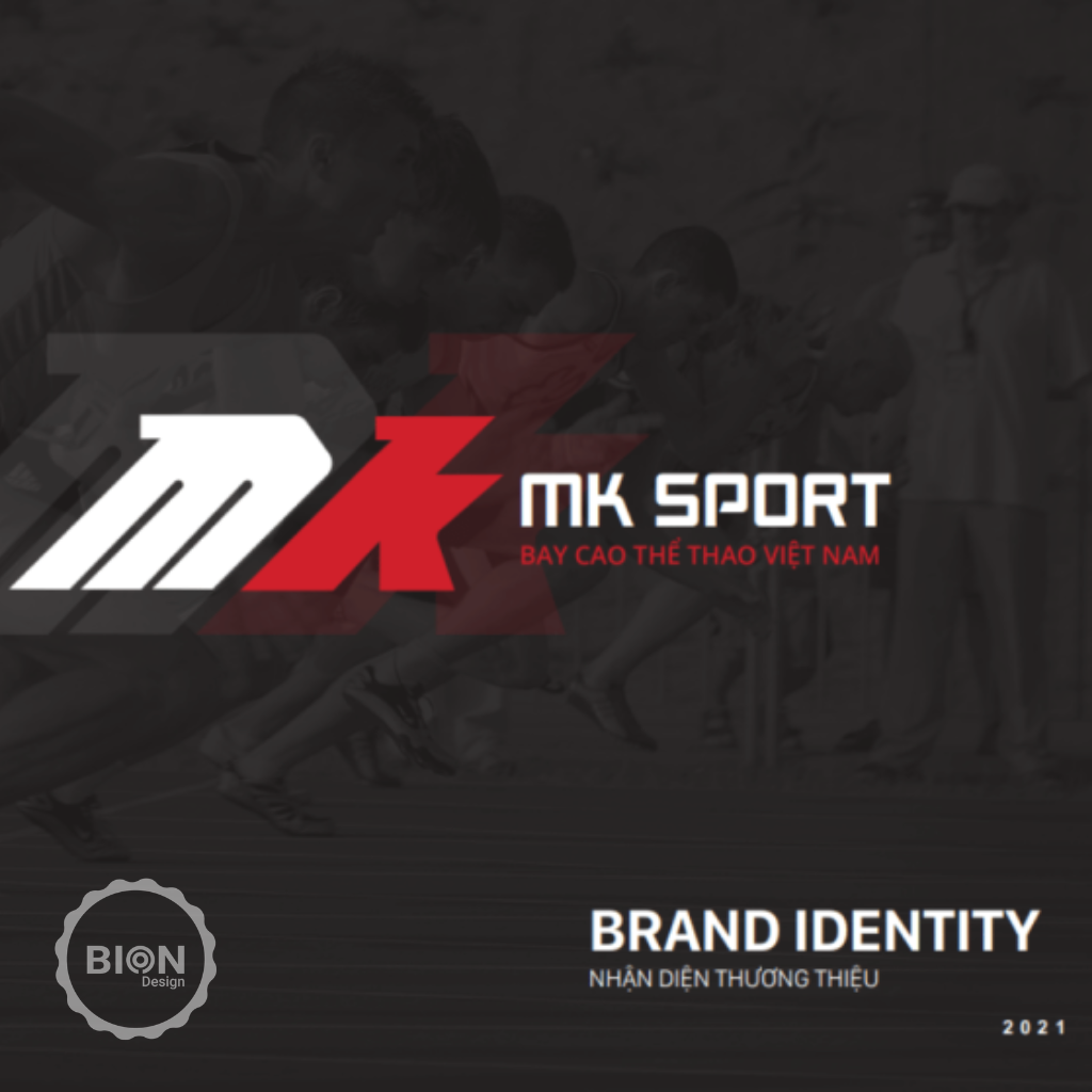 dự án thiết kế logo nhận diện thương hiệu MK SPORT