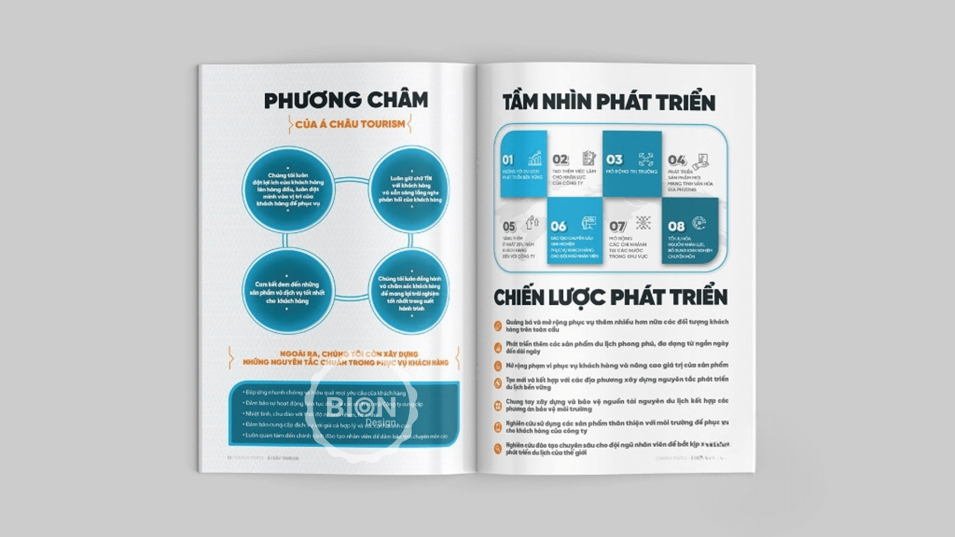 dự án thiết kế hồ sơ năng lực Á Châu