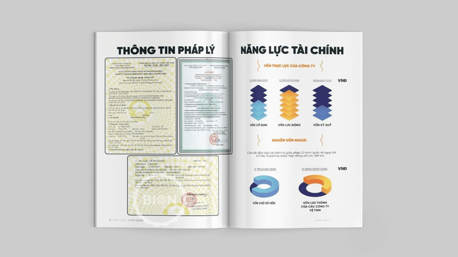 dự án thiết kế hồ sơ năng lực Á Châu
