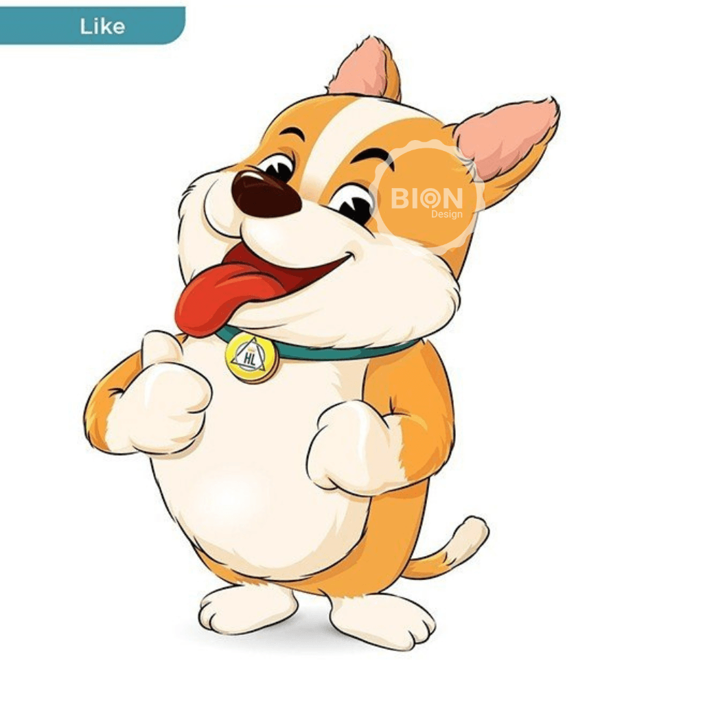 dự án thiết kế mascot HL Mobile