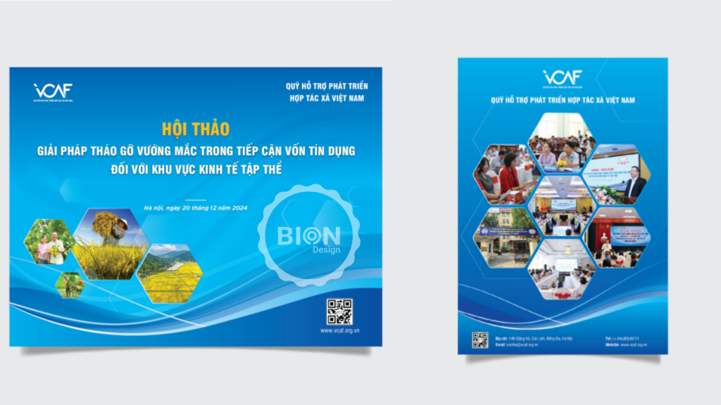 dự án thiết kế logo nhận diện thương hiệu VCAF