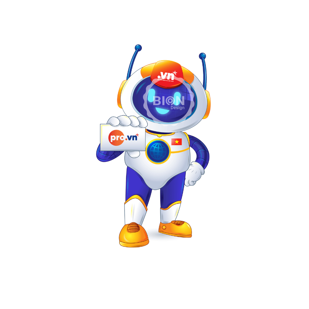 dự án thiết kế mascot tên miền quốc gia VN
