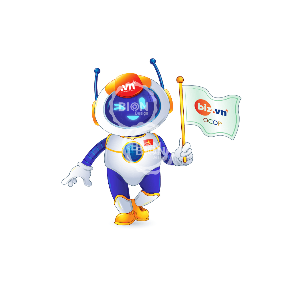 dự án thiết kế mascot tên miền quốc gia VN 3