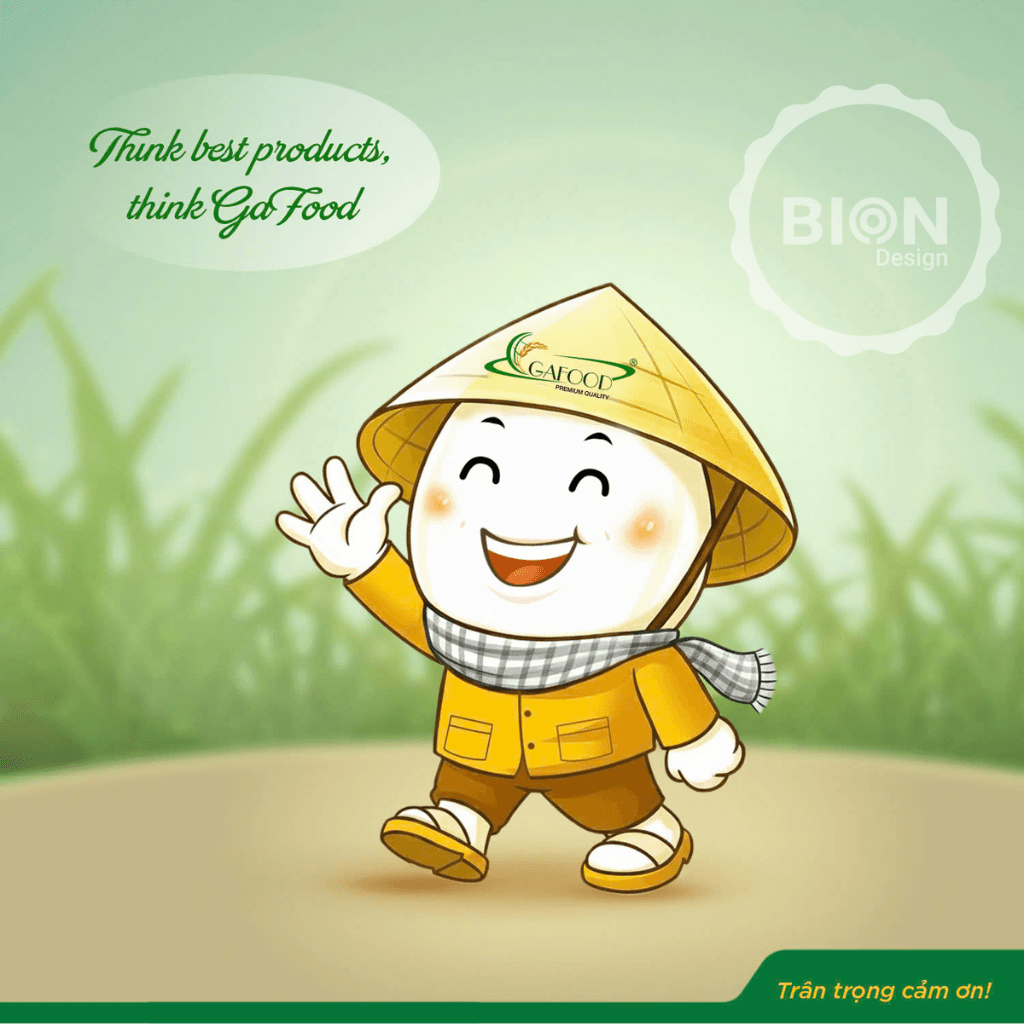 dự án thiết kế mascot Ga Food