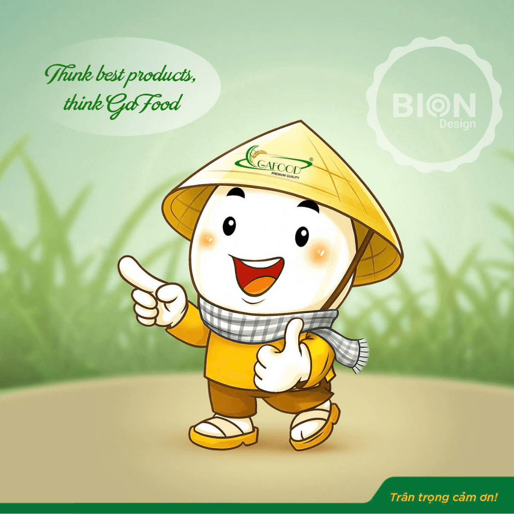 dự án thiết kế mascot Ga Food