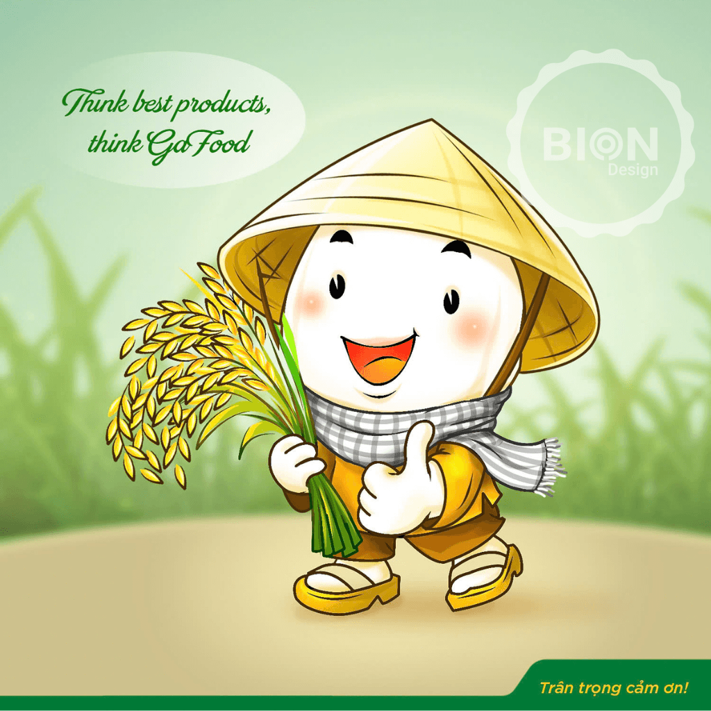 dự án thiết kế mascot Ga Food