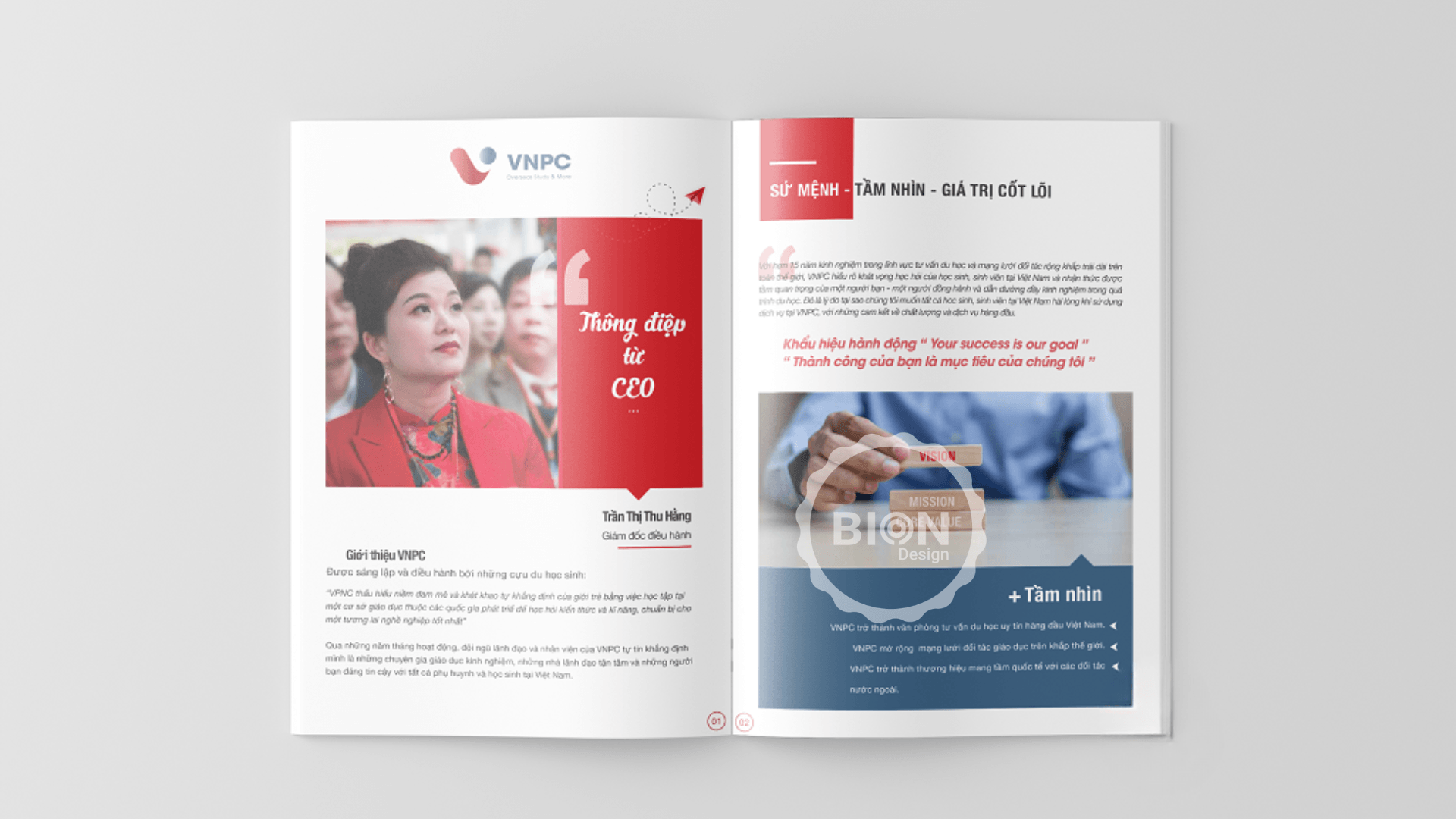 dự án thiết kế hồ sơ năng lực VNPC